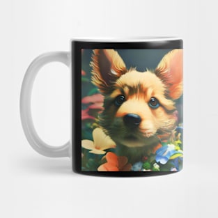 happy dog Mug